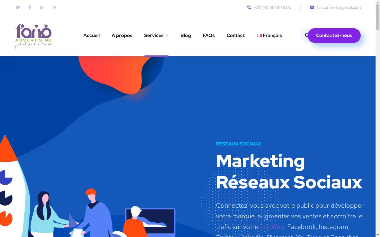 Agence Web SEO Fan Digital Algérie